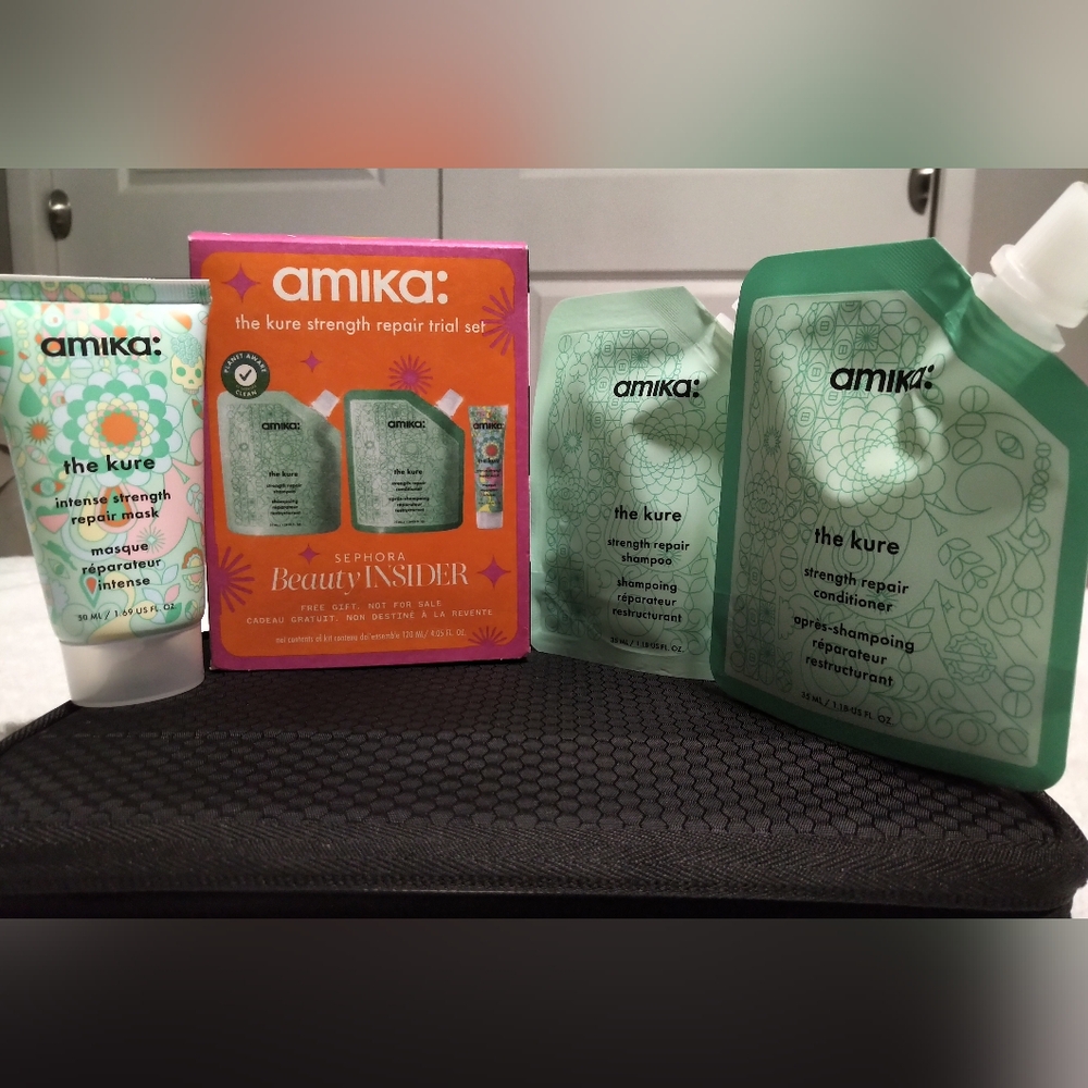 NEW Amika The Kure Strength Repair Trial Set